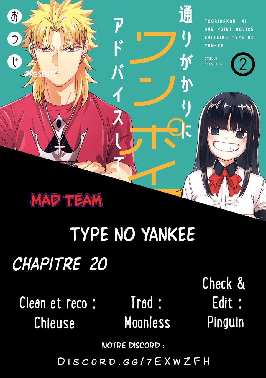 Toorigakari Ni One Point Advice Shiteiku Type No Yankee: Chapter 20 - Page 1